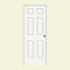 Maybe you would like to learn more about one of these? 32 In X 80 In Molded Composite Brilliant White Left Hand Textured Interior Prehung Door 6 Panel O78215 At The Doors Interior Prehung Interior Doors Slab Door