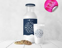 Free Milk Bottle Psd Mockup Available In High Resolution Milk Is The Ultimate Health Drink For All Age Groups What S More At Mockup Mockup Psd Milk Bottle