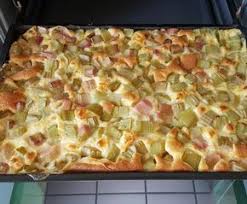 Rhabarber Vanille Kuchen Vom Blech Rezept Rabarber Kuchen Kuchen Rhabarber