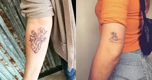 Rose tattoos represent love, romance, and beauty. Anatomical Heart Tattoos Popsugar Beauty