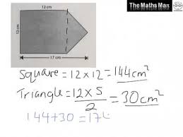 This video explains how to find the area of compound shapes. Area Of Compound Shapes Practice Questions And Answers Youtube