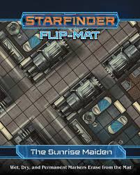Details About Starfinder Roleplaying Game Rpg Presale Flip Mat Sunrise Maiden New