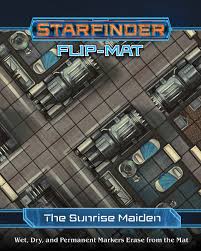 details about starfinder roleplaying game rpg presale flip mat sunrise maiden new