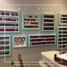 Most men just want a simple cut. Picture Frames Converted To A Nail Polish Display Rack For T C Nails Salon Located In Lynnhaven Mall In Virgini Salon Decor Nail Salon Design Nail Salon Decor