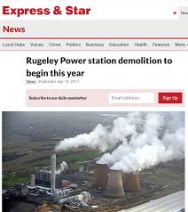 Tune in to the express & star's website this weekend to witness the end of an era as the rugeley power station's four colossal cooling towers are demolished. Rugeley Power Station Molly Wei