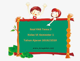 Download soal pts uts kelas 6 semester 2 k13 terbaru t a 2019 2020 juragan les. Soal Pas Uas Tema 5 Kelas 6 Semester 1 K13 Terbaru 2019 2020 Juragan Les