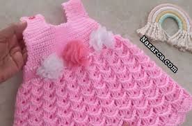 Organze Cicekle Suslu Pembe Minik Elbise Yapimi Nazarca Com Pembe Elbise Yapimi Bebek Ayakkabisi