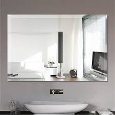 Get 5% in rewards with club o! China 5mm 6mm Rectangle Oval Round Bathroom Frameless Framed Bath Decorative Wall Mirror China Mirror Home Decoration