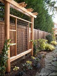 Inspire Your Garden With A Trellis Dig This Design Backyard Pergola Backyard Diy Backyard