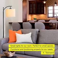 48'' modern led floor lamp bright & dimmable standing pole light for living room. Brightech Montage Bedroom Living Room Floor Lamp Reading Standing Light With Arc Hanging Shade Indoor Tall Pole Farmhouse Goals