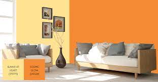 Blues in bright, matching color combinations provide relaxation. Inspiring Two Colour Combination Ideas For Your Home Walls Berger Blog