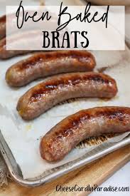 how to bake brats in the oven