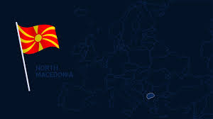 Macedonia location map shows clearly its location in the world. North Macedonia On Europe Map Vector Illustration High Quality Map Europe With Borders Of The Regions On Dark Background With National Flag 2289830 Vector Art At Vecteezy