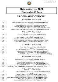 Thanks to the way the draw played out, nadal and. French Open 2021 Daily Order Of Play