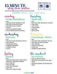 Simple 15 Minute Cleaning Schedule For Busy Moms Easy Cleaning Schedule Cleaning House Cleaning Tips