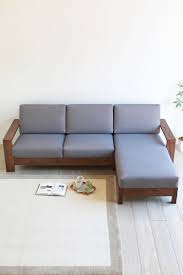 天然木の優しい風合い お部屋になじむシンプルなデザイン 木蔵 ボクラ ソファ ｌ型ソファ リビング 暮らし くつろぎ 新築 リフォーム 木の種類選択可 ウォールナット ブラックチェリー オーク クリ 張地選択可 無垢 木の家具 シンプル ソファ 木製ソファ リビング