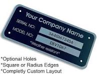 Anodized Aluminum Plates (Custom Size)