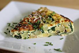 Insieme alle patate, tagliate a fette anche un paio di zucchine, cuocete tutto in padella e. Secondi Di Verdure La Frittata Agli Spinaci Patate E Mozzarella Ginger Tomato