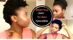 With short and thick hair there's so many styles you can get away with. Simple Styles For Short Thick Natural Hair Youtube