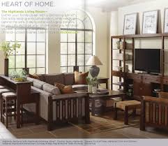 The Stickley Highlands Collection Features The Coveted Gathering Island Which Create Stickley Furniture Living Rooms Craftsman Living Rooms Stickley Furniture