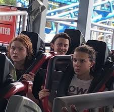 Eleven hasn't met many girls her own age before, so when. Millie Bobby Brown Philippines On Twitter Millie Bobby Brown Sadie Sink And Noah Schnapp At Six Flags Yesterday