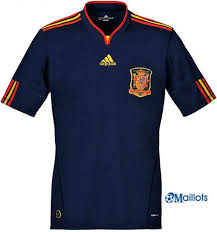 Maillot écosse domicile enfant 2020 bleu. Thailande Maillot Retro Foot Coupe Du Monde Espagne Exterieur 2010 Pas Cher