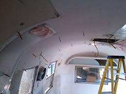 1963 Airstream Safari Interior Skin Paint And Flooring Airstream Interior Airstream Airstream Trailers