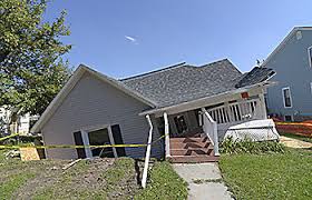 ninth street house sinking into hole