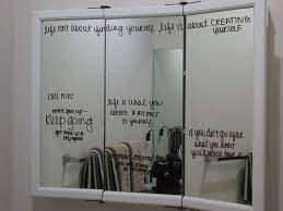Fltness Use A Dry Erase Marker To Write Motivational Quotes On Your Bathroom Mirror To Keep You Focused On The Prize Mirror Expo Marker Mirror Hack
