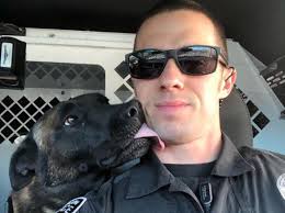 Officer says 'goodbye' to K9 partner