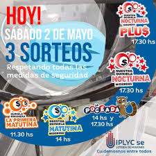 Resultados del dia jueves 13 de mayo 2021 actualizados al instante para todos los sorteos de quinielas de hoy y de ayer. Con 3 Sorteos Diarios Hoy Sabado 2 De Mayo Vuelve La Quiniela Del Iplyc I P Lyc S E Misiones I P Lyc S E Misiones
