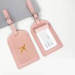 Etiquetas De Equipaje De Cuero Sintético - Únicas, Personalizables, Para  Maletas Y Viajes