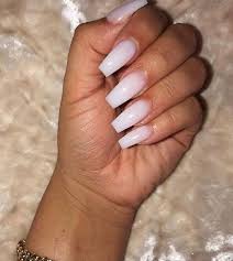 Milky White Nails By Shereeisshe On Instagram Nails Nailart Nailpolish Gelnails Gelpolish Acrylics Ma Best Acrylic Nails White Acrylic Nails White Nails