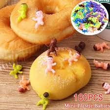 The rule was that you couldn't touch the cube. 180pcs Mini Plastic Babies Random Color For Baby Shower Ice Cube Game Party Decorations Baby Toys Wish