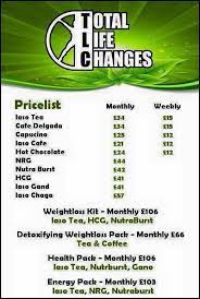 Price List Of Most Popular Products Iaso Tea Tlc Life Changes