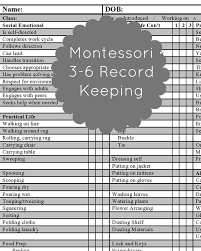 Montessori Record Keeping This Practical Life