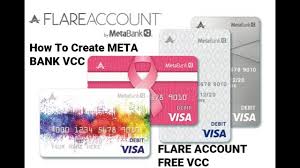 Maybe you would like to learn more about one of these? How To Get Meta Bank Vcc Flare Account Virtural Credit Card Free Youtube