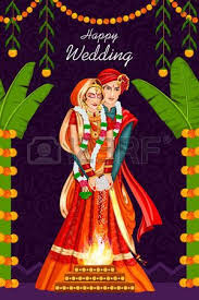 347 Indian Wedding Couple Cliparts Stock Vector And Royalty Free Download Indian Wedding Couple Indian Wedding Invitation Cards Wedding Card Design Indian