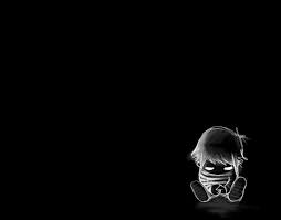 Wallpaper black and white, person, woman, girl, attractive. 20 Black Wallpaper For Sad People Image 3441680 On Favim Com