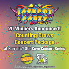 The Second Jackpot Party Drawing Results Are In Woohooforyou Congratulations To The 20 Winners Who Will Each Enj Counting Crows Promotion Meme Party Packages