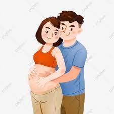 Pregnant Mother With Her Husband Pregnant Woman Mother Hard Png Transparent Clipart Image And Psd File For Free Download Arte Da Gravidez Mae E Bebe Criancas Felizes