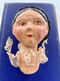 Sophia, A Handmade Plaster Doll Head Mold, Doll Making Supply