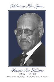 FRANCIS WILLIAMS Obituary