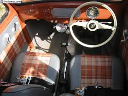 Plaid Interiors Volkswagen Bug Volkswagen Vintage Volkswagen Car Interior