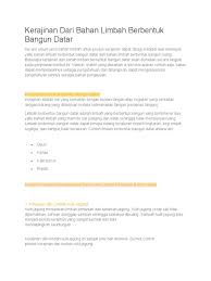 Maybe you would like to learn more about one of these? Kerajinan Dari Bahan Limbah Berbentuk Bangun Datar Contoh Pro