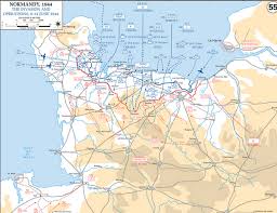 This Map Shows The Invasion Of Normandy It Also Shows All The Battles That Took Place In Normandy D Day Map Normandy Invasion Normandy