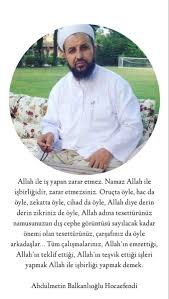 Abdulmetin Balkanlioglu Hocaefendi Panosundaki Pin