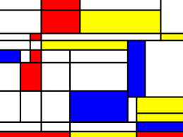 Enter now and choose from the following categories Computer Generated Mondrian Art 1