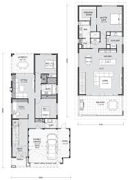 Bayview Key Features Everyday Living Upstairs With Chef Style Kitchen Walk In Pantry Open Plan Li Narrow House Plans Beach House Plans House Plans Australia