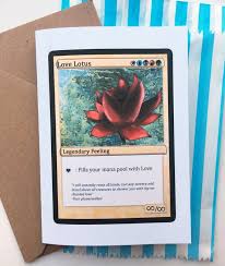 This is the most popular size available for card game sleeves which are available in tons of styles and colors. Mtg Magic The Gathering Card Greeting Card Etsy